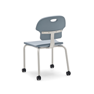 Silla Auxiliar de Metal Resistente y Duradera con Ruedas para Mover Sillas Médicas de Hospital, Silla de Dentista, Taburete con Respaldo - Product Image 2