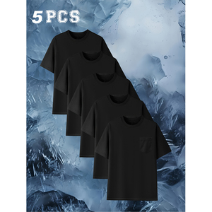 High-Quality Polyester Men's Tees Moisture-<b>Wicking</b> & Comfort Fit for Daily Wear Men's T Shirts - Product Image 2