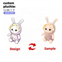 Peluche chat bleu mignon, motif pois et cerises, doux et moelleux, poupée chaton Kawaii, cadeau pour anniversaire d'enfants, baby shower, décoration de canapé