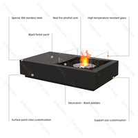 Crucero madera/gas/atomización/electrónica/alcohol muebles de exterior mesa para Patio 1250-750-300mm chimenea independiente fogata