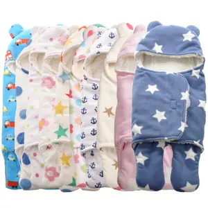 Пеленка для новорожденных, детское одеяло, флисовый спальный мешок для младенцев, теплый мешок для сна для девочек и мальчиков