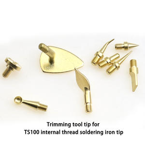 QUICKO TS100 outil d'impression 3D cuivre fer couteau filetage interne en laiton insert thermique écrou soudure coupe modifier outil de finition - Product Image 3