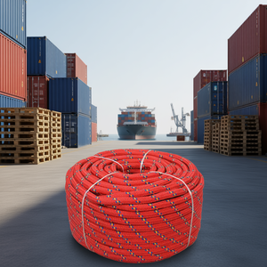 Cuerda de Polipropileno Marina para Embalaje, 0.55 Pulgadas x 1968.5 Pulgadas, Roja, Alta Resistencia, para Envío y Logística - Product Image 2