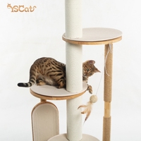 Nouveaux produits : Arbre à chat de luxe, grand format, écologique, avec griffoir et structure d'escalade, en carton