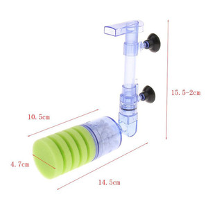 Filtro a spugna biochimico JSD XY2880 per acquario con sollevamento ad aria, filtro per acquario con sollevamento a gas inverso per coltivazione batterica e aspirazione dei rifiuti con ossigeno - Product Image 2