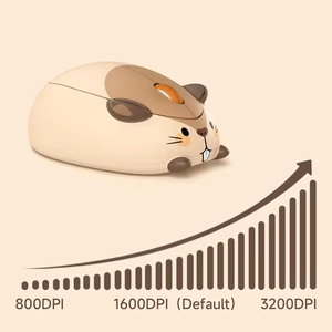 เมาส์เกมมิ่งแบบมีสาย USB ลายการ์ตูนน่ารัก พร้อมไฟ LED ด้านหลัง ดีไซน์ตามหลักสรีรศาสตร์ เมาส์ไร้เสียงสำหรับเดสก์ท็อป เชื่อมต่อผ่านบลูทูธ - Product Image 6