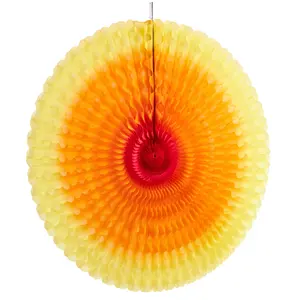Manufacturers Direct Sales Honeycomb Snow Paper Fan Honeycomb Round Snow Paper Fan Hanging Ornaments