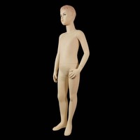Maniquí de Fibra de Vidrio de Cuerpo Completo para Niños MEIZI BB45, Modelo de Moda Infantil, Color Piel