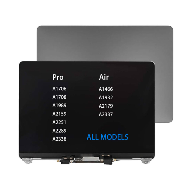 Original Lcd Screen Assembly for Macbook Air Pro A2337 A2338 A2337 A2338 A1706 A1708 A2681 A1989 Display Replacement