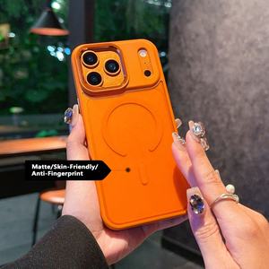 Vente en gros de coques de téléphone magnétiques sans fil de haute qualité, mates, respectueuses de la peau, pour les séries iPhone et Samsung - Product Image 3