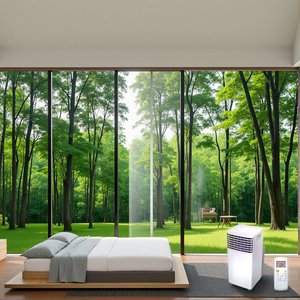 Aire Acondicionado Portátil R290 para Uso Doméstico y Hotelero con Tecnología Avanzada de Atomización de Agua - Product Image 4