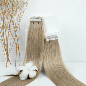 Extensiones de Cabello Humano Remy con Cinta Adhesiva Invisible y Trama de Piel sin Costuras - Product Image 1