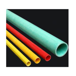 Accesorios de barandilla de FRP de tubo redondo pultruido de fibra de vidrio con servicio de procesamiento de corte personalizado - Product Image 1