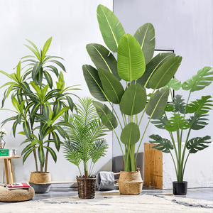 Arbre bonsaï artificiel Pot <span class=keywords><strong>en</strong></span> plastique Écologique Vert persistant Recyclable Décoration de jardin d'intérieur Thanksgiving Nouvel An Utilisation <span class=keywords><strong>en</strong></span> intérieur - Product Image 1