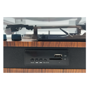 Tourne-disque tout-en-un avec lecture et enregistrement BT, FM, USB, SD - Product Image 3