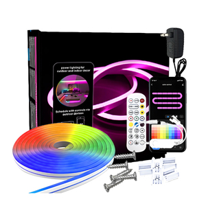 Ledeast HX-W03 RGB DC12V linh hoạt <span class=keywords><strong>Led</strong></span> Neon dải ánh sáng với âm nhạc thông minh điều khiển từ xa phong cách cá nhân cho chiếu sáng trong nhà - Product Image 1