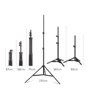 2024 nouveau 0.55 /1.1/1.6/2.1cm universel tout en un Selfie bâton Station d'accueil trépied pour téléphone caméra anneau lumière pour téléphone - Product Image 4