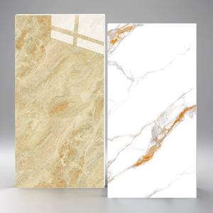 लक्जरी गोल्डन टाइल 750x1500 मिमी पॉलिश ग्लेज़ेड टाइल्स बड़े आकार के रूप में संगमरमर प्लेट पोर्सिलेन फर्श - Product Image 5