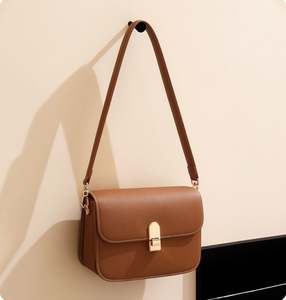 New Women's <b>Bag</b> Senior Sense Niche Leather One-shoulder Crossbody Armpit Tofu <b>Bag</b> Small square <b>Bag</b> - Product Image 3