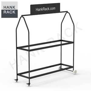 عرض متجر للإطارات مع عجلات للعجلات عرض ترويجي لإطارات العجلات حامل لإطارات محمول للتخزين - Product Image 6