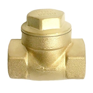Vanne de contrôle à bascule en laiton 1/2-3 pouces, filetage femelle pour porte verrouillable, dispositif de sécurité pour le pied, vanne sans <span class=keywords><strong>retour</strong></span> sans plomb - Product Image 1