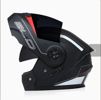 Casque de moto modulable léger à visière relevable, coque ABS, avec visière intérieure, pour les vendeurs en ligne