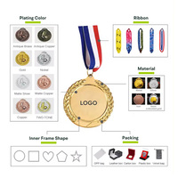 Vente en gros de basket-ball karaté personnalisé personnalisation Sports or métal blanc trophées médailles plaques fabricant
