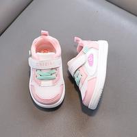 Nouvelle Collection : Baskets Blanches Tendance pour Bébé Garçon – Confortables, Respirantes, à Fermeture Auto-agrippante, Idéales pour la Marche et le Streetwear