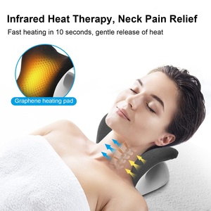 Oreiller chauffant de traction pour le cou et les épaules, pour étirement de la colonne cervicale et relaxation musculaire cervicale - Product Image 2