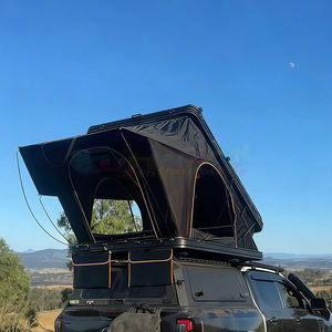 Tente de toit pliable pour camping, 2-3 personnes, avec sac à chaussures, tente de toit rigide grande capacité pour voiture, aventure en plein air - Product Image 3