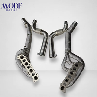Collecteur d'échappement haute performance en acier inoxydable pour Ford Mustang GT 5.0L V8 2015-2026, collecteur d'échappement à tubes longs