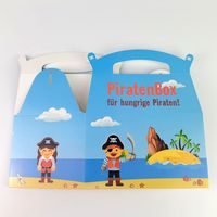 Boîte à gâteau en chocolat personnalisée en lot d'usine, boîte à gâteau d'anniversaire pour l'emballage dans les boulangeries
