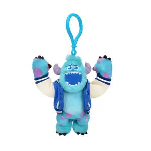 Best Selling Cartoon & Anime Monster University Sullivan Mr.Q Stuffed Plushe Keychain Kawaii Bag Pendent Good Gift for Kids