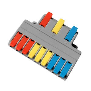 مصنع حار بيع عالمي سريع اتصال محطة الخائن 2 المدخلات 6 الإخراج دفع نوع موصل الأسلاك - Product Image 4