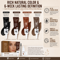 Kit de teinture pour cils et sourcils OEM, résistant à l'eau et à la transpiration, crème colorante rapide avec activateur pour usage professionnel en salon