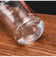 Flacon de parfum en verre transparent 50 ml avec pompe pulvérisatrice or mat, calibre 15 mm, atomiseur de parfum vide rechargeable, crème pour le visage, soin de la peau