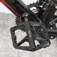 Pédales de vélo ultralégères en nylon pour vélo de route et VTT, réparation de vélo, pédales de vélo à 3 roulements