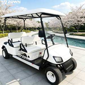 ZOWN Road Luxury Club Car Electric Golf Cart New Energy Vehicle 4 <b>Passengers</b> <b>2</b> Years Warranty Comfortable Seating Theme Park - Product Image 1