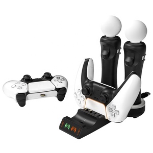 Base de Carga para Control de Consola LED <span class=keywords><strong>PS5</strong></span>, Estación de Carga para PS Move, Fuente de Alimentación para PlayStation 5 - Product Image 4