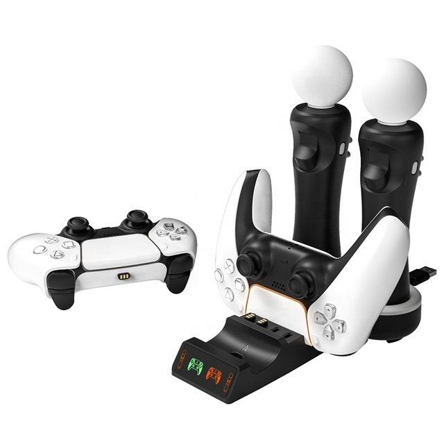 PS5 Led Controller VR Accessory Fast Dual Charger Dock for PS5