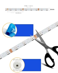 Tira de <span class=keywords><strong>LED</strong></span> <span class=keywords><strong>WS2815</strong></span> de 12 V CC, 6 mm de Ancho, Cortable, Forma de S, Tira de <span class=keywords><strong>LED</strong></span> RGB de Color Mágico en Zigzag - Product Image 5