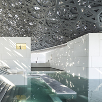 Panneau de revêtement architectural en béton ultra haute performance (UHPC) pour la décoration de façade