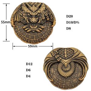 Haughty Dragon 7 en 1 Fidget Spinner Roulette Dés en métal Donjons et <span class=keywords><strong>Dragons</strong></span> avec boîte gratuite - Product Image 6