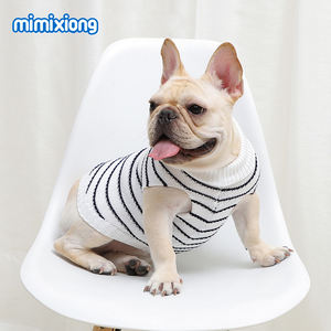 Mimixiong-suéteres de algodón súper suave con patrón de rayas, ropa de punto para perros y animales, Jersey de punto, ropa - Product Image 3