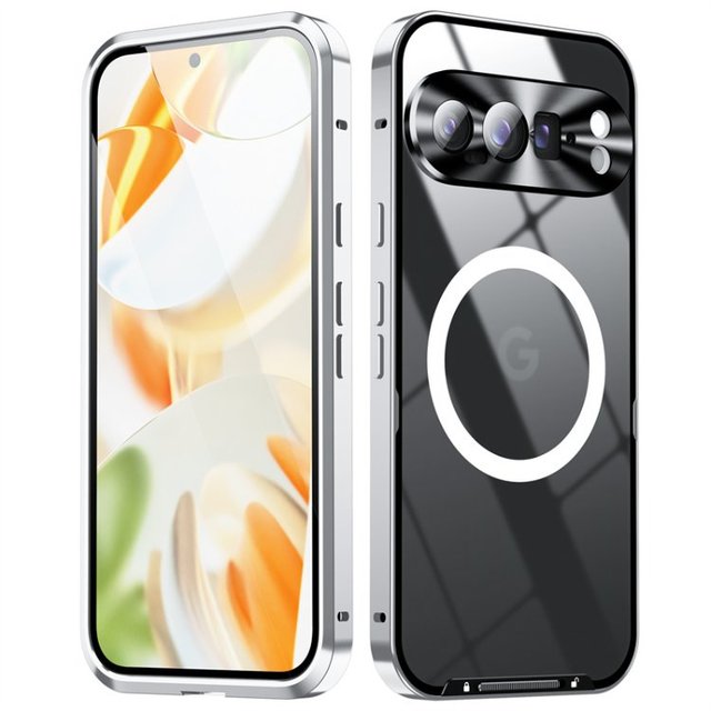 Anti-fall Armor Magnetic TPU PC Case for GOOGLE Pixel 10 Pro XL Luxury Matte Shockproof Clear Phone Case