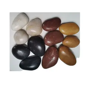 mixed color pebbles colored natural landscape pebble stones natural small size pebble wash stone for floor