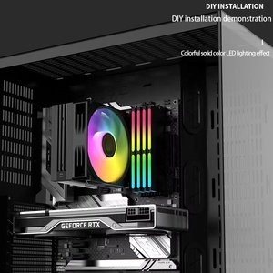Enfriador de CPU Fantasy WuKong RGB TJF400 con 4 Tubos de Calor de Cobre y Aluminio, ARGB PWM para Juegos, Chasis de 120 mm con Rodamiento Fluido, 37dBA ZeroMaster 4 - Product Image 3