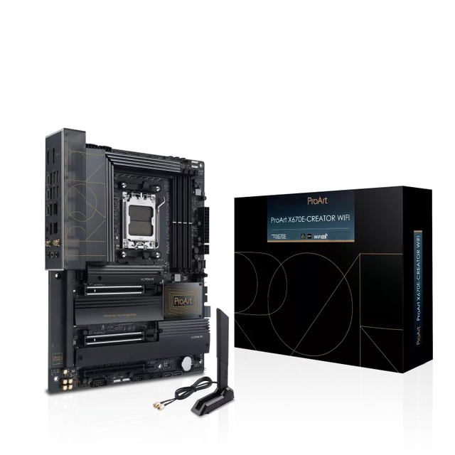 New CE Certified ProArt X670E-CREATOR WIFI Socket AM5 Motherboard Double Channel 32GB RAM Intel 7000 Series Desktop Processors