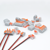 Connecteur Électrique Rapide pour Borniers - Connecteur de Câblage à Raccordement Rapide Push-In 250V 32A à Ressort en Acier Inoxydable