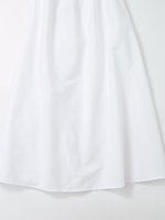 Robe d'Été Tendance 2023 Blanche Dos Nu Col Halter Plongeant en V pour la Plage